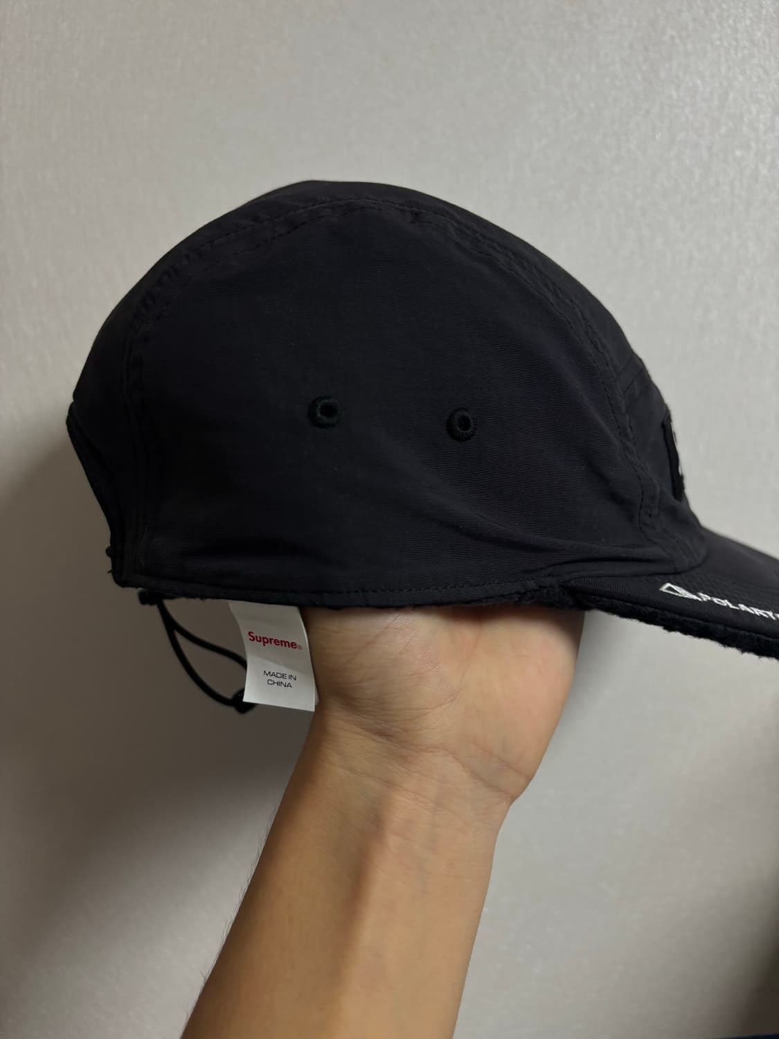 슈프림 폴라텍 셔링 리버시블 캠프캡 블랙 - 23FW 상품이미지5