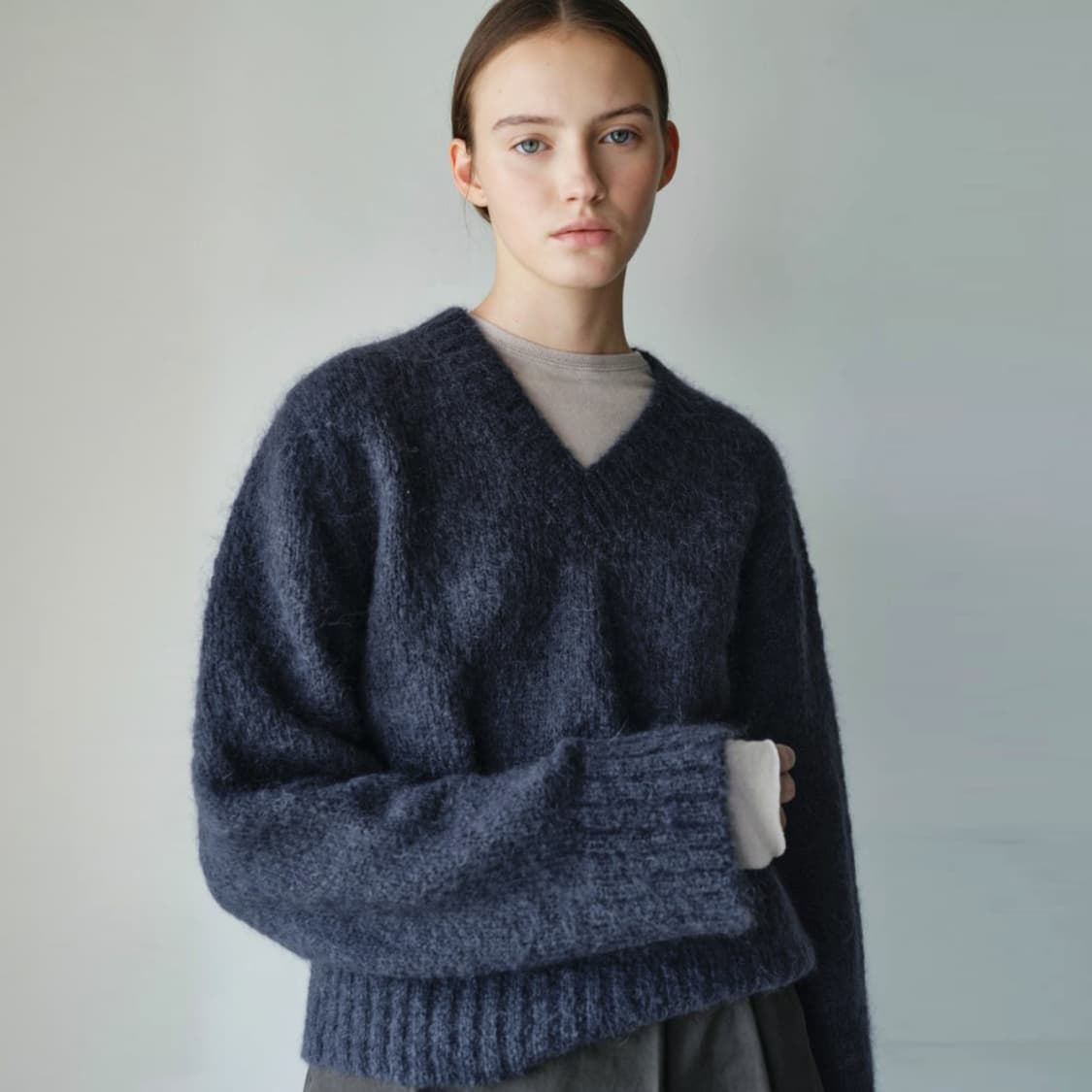 코켓(coket) V넥 모헤어니트 프리사이즈 새상품 상품이미지1