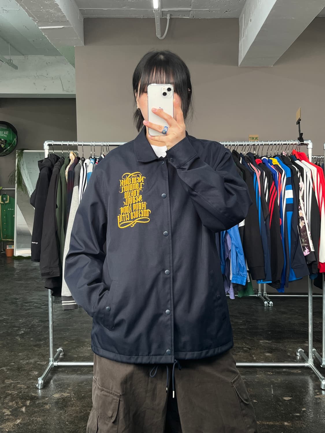 뉴에라 자수 코치 자켓 상품이미지1