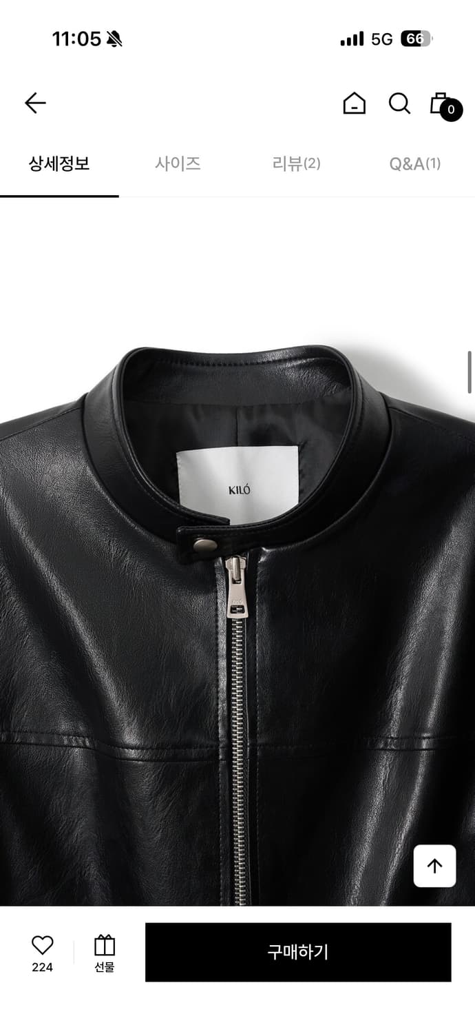 카일로 RACING LEATHER JACKET (BLACK)- S 상품이미지3