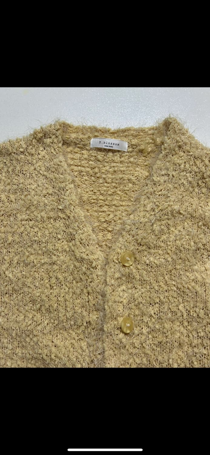 부클 브이넥 가디건 (새상품) 상품이미지2