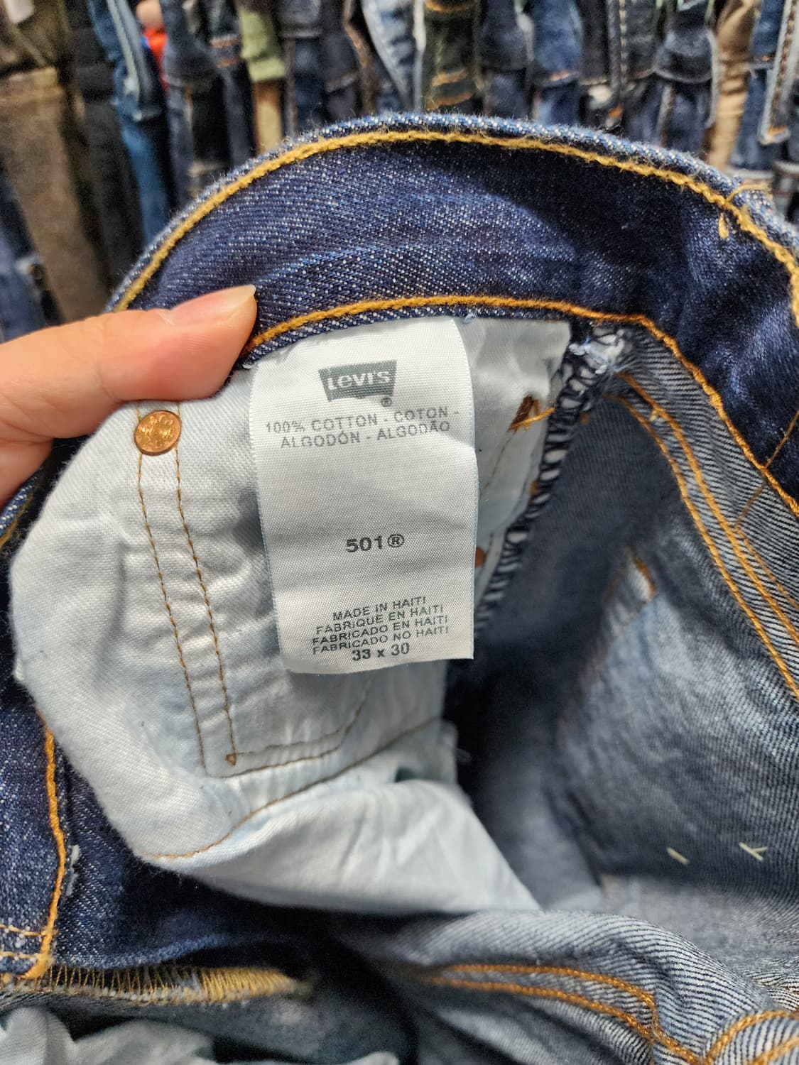 리바이스 501 빈티지 청바지 상품이미지4