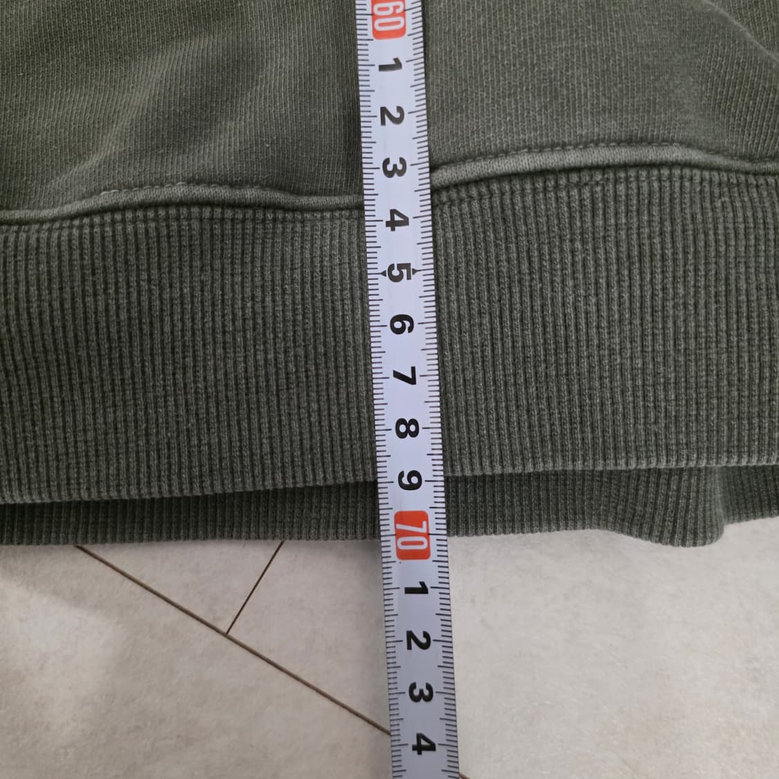 쥬욕 ZOO YORK 맨투맨 M 카키 상품이미지9