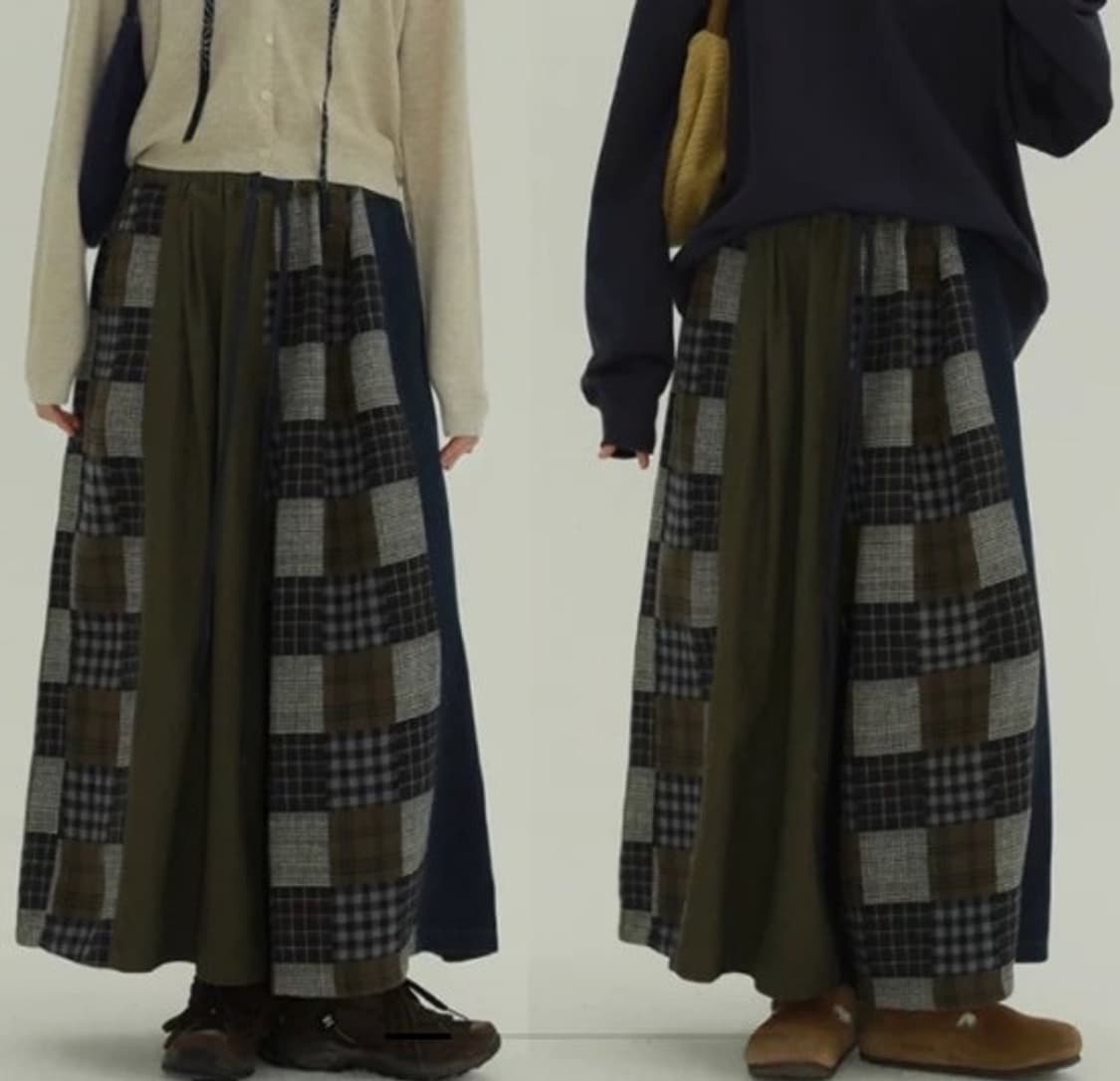 EPIC RARE 패치워크 베스트 + 치마바지 [M] 상품이미지4