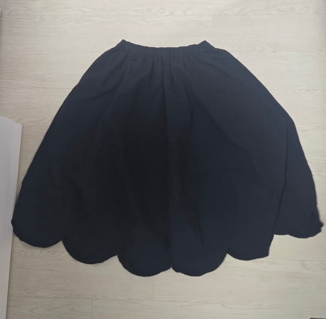 꼼데가르송 스카랩 스커트 네이비  상품이미지1