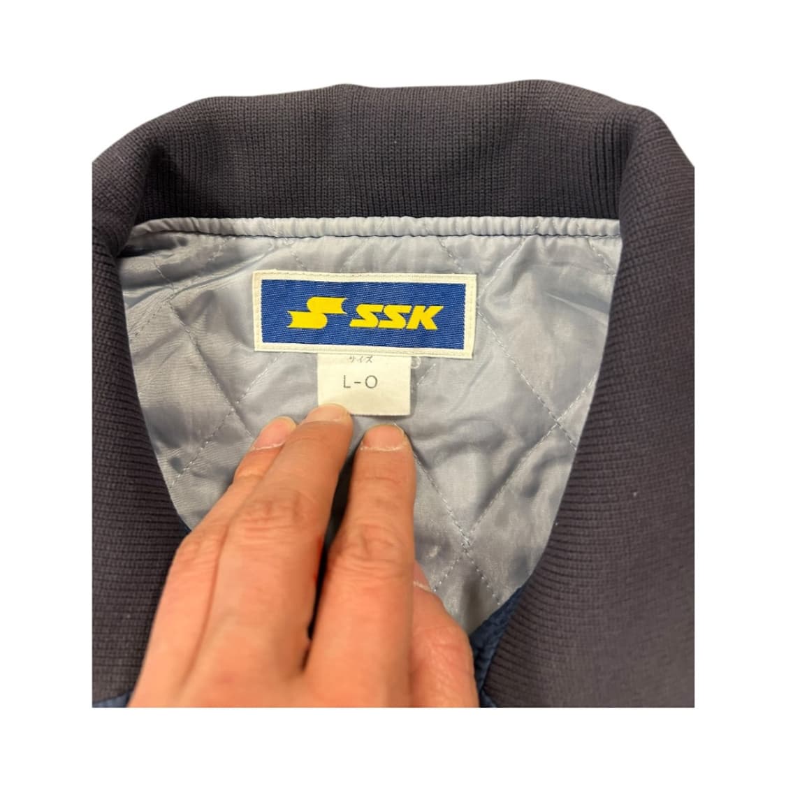 L) 빈티지 JPN SSK 네이비 베이스볼 팀 점퍼 OJ-048 상품이미지2