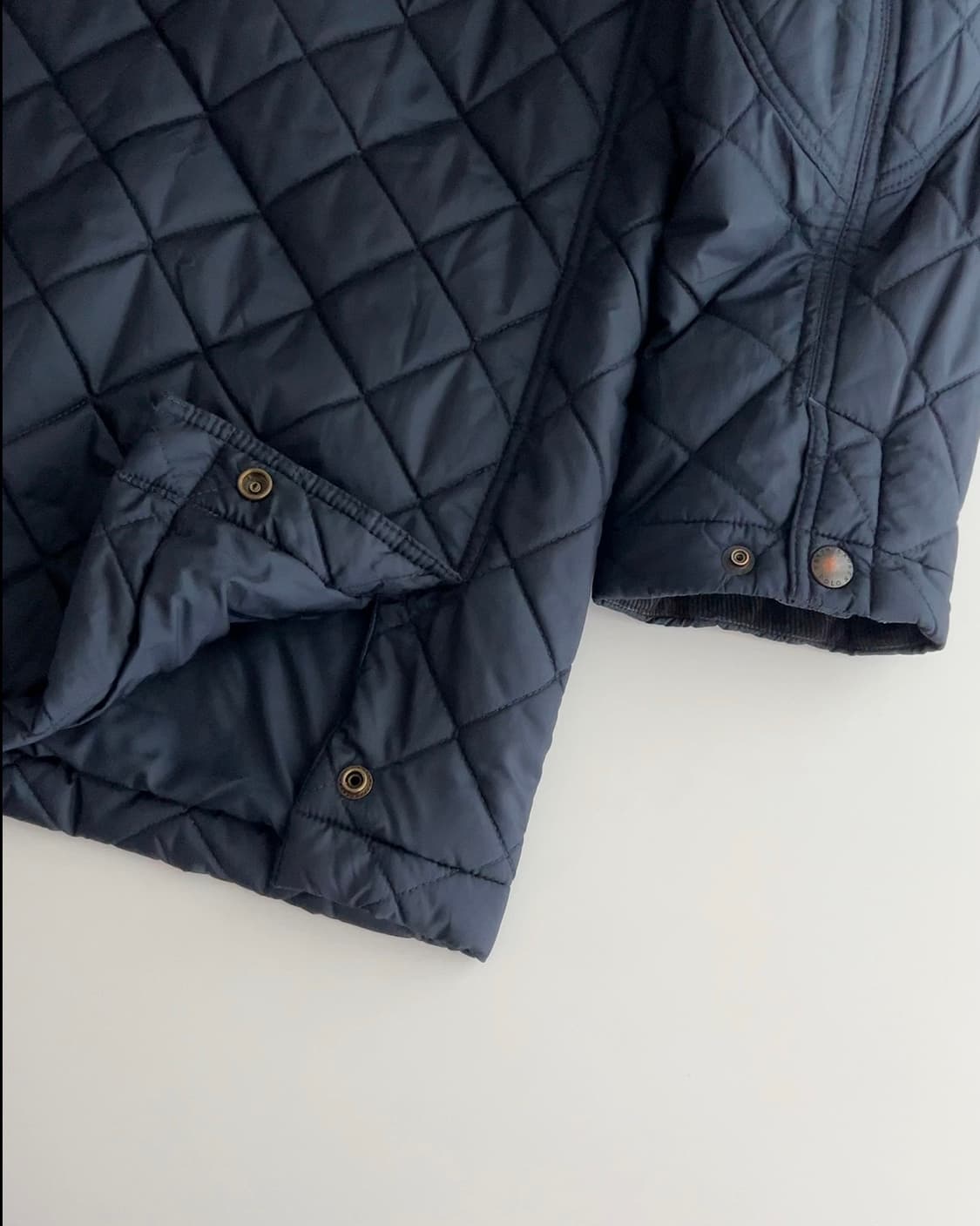 폴로 랄프로렌 코듀로이 카라 퀼팅 자켓 S 상품이미지8