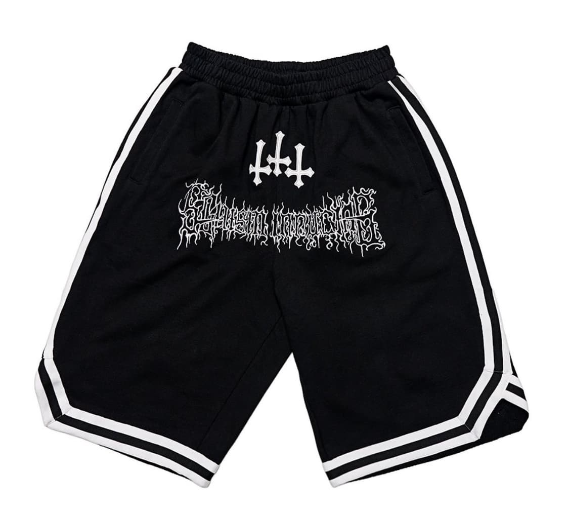 스키즘 인듀싱 METAL BASKETBALL SHORTS BLACK 상품이미지1