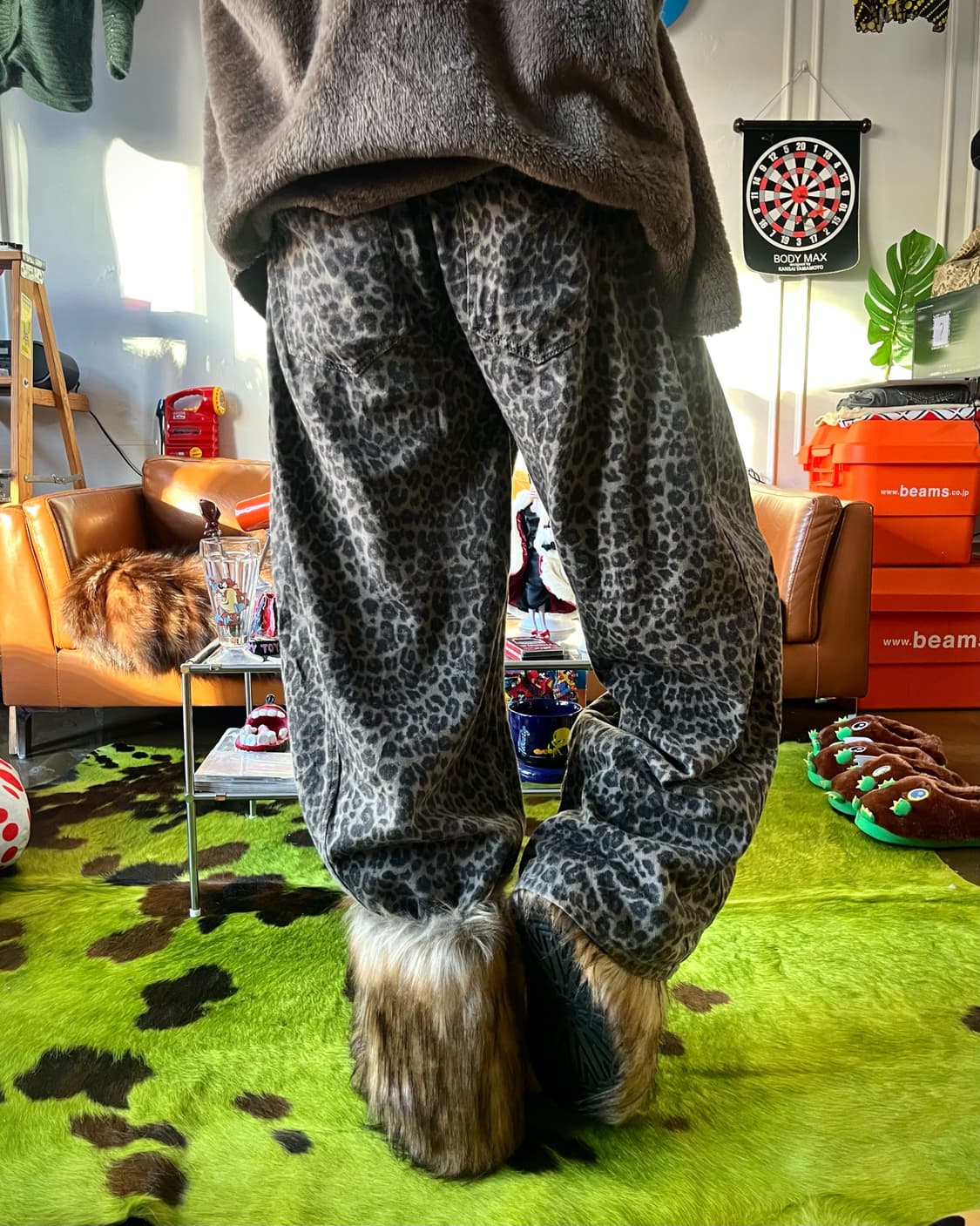 JPN Vintage Leopard Balloon Pants 상품이미지3