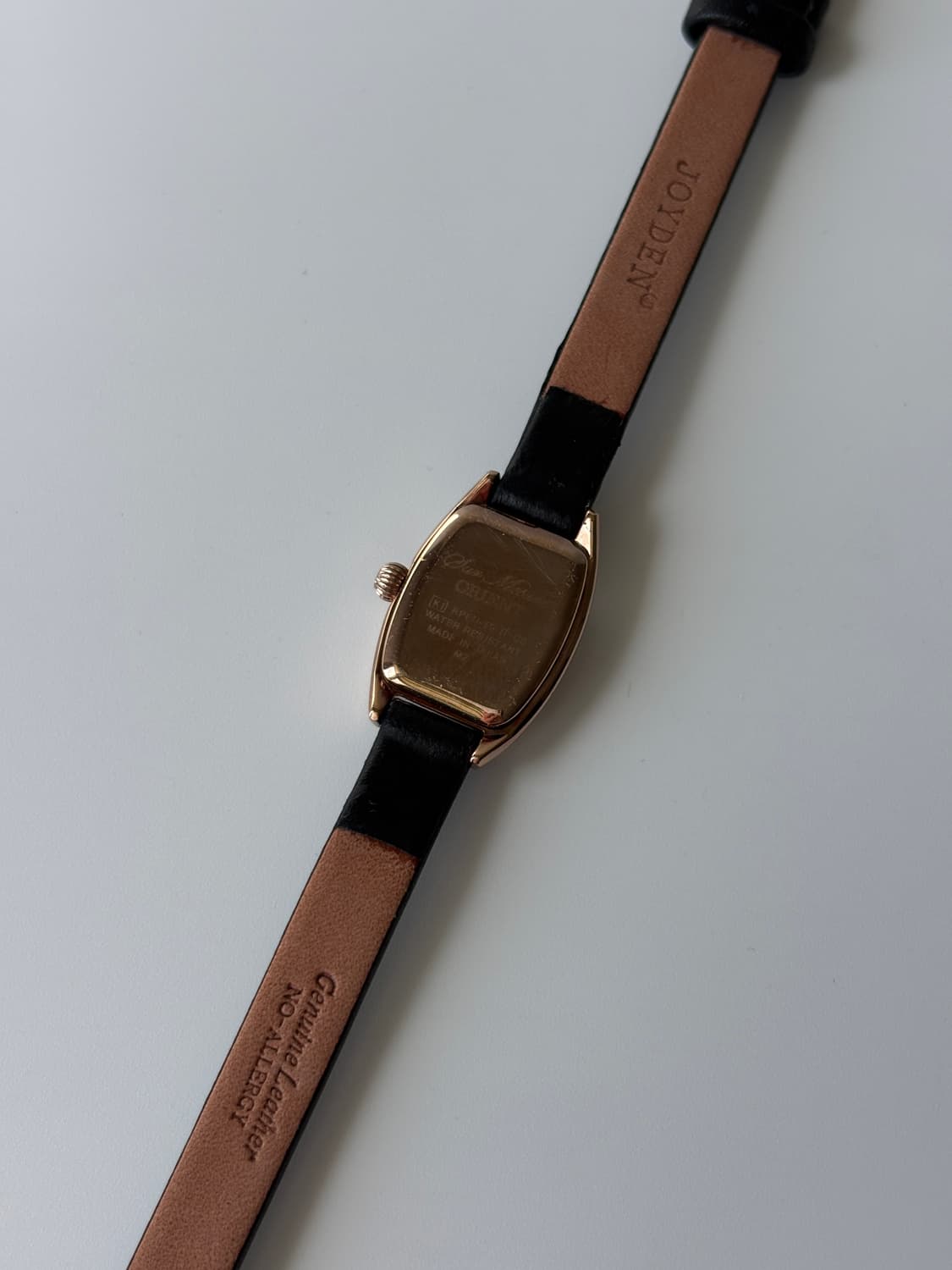 1990s Arabic Rose Gold Mini Tank Quartz 상품이미지5