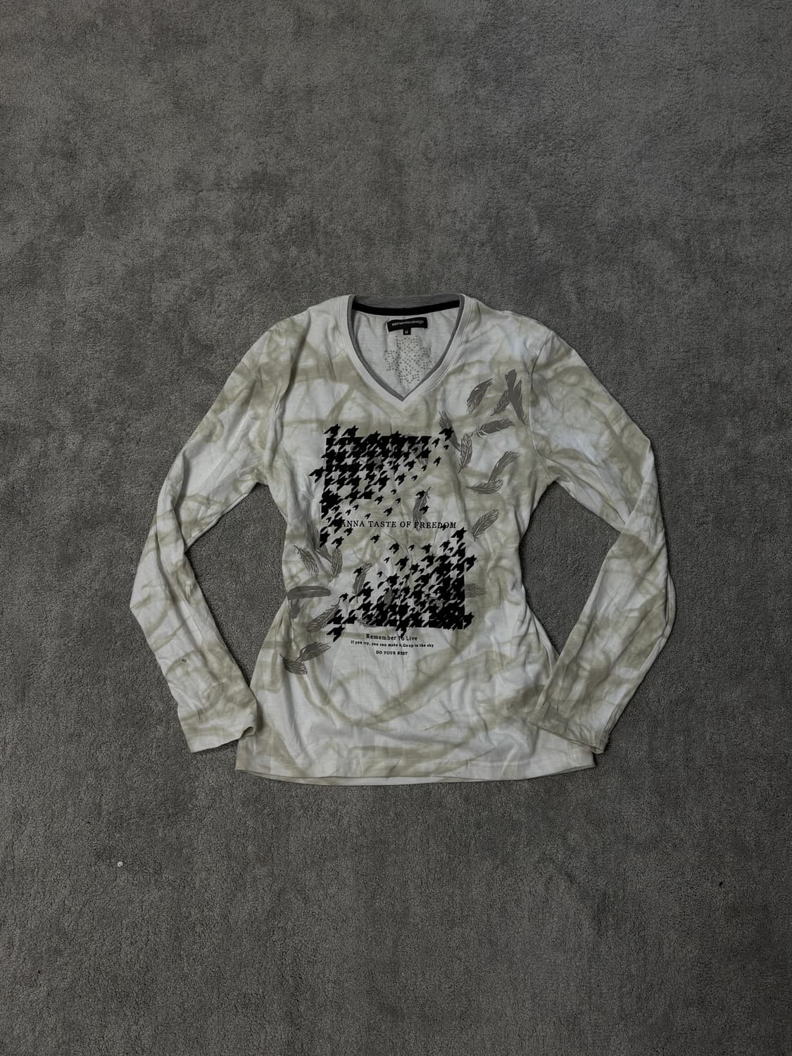 Vintage Gothic v-kei Punk longsleeve 상품이미지1