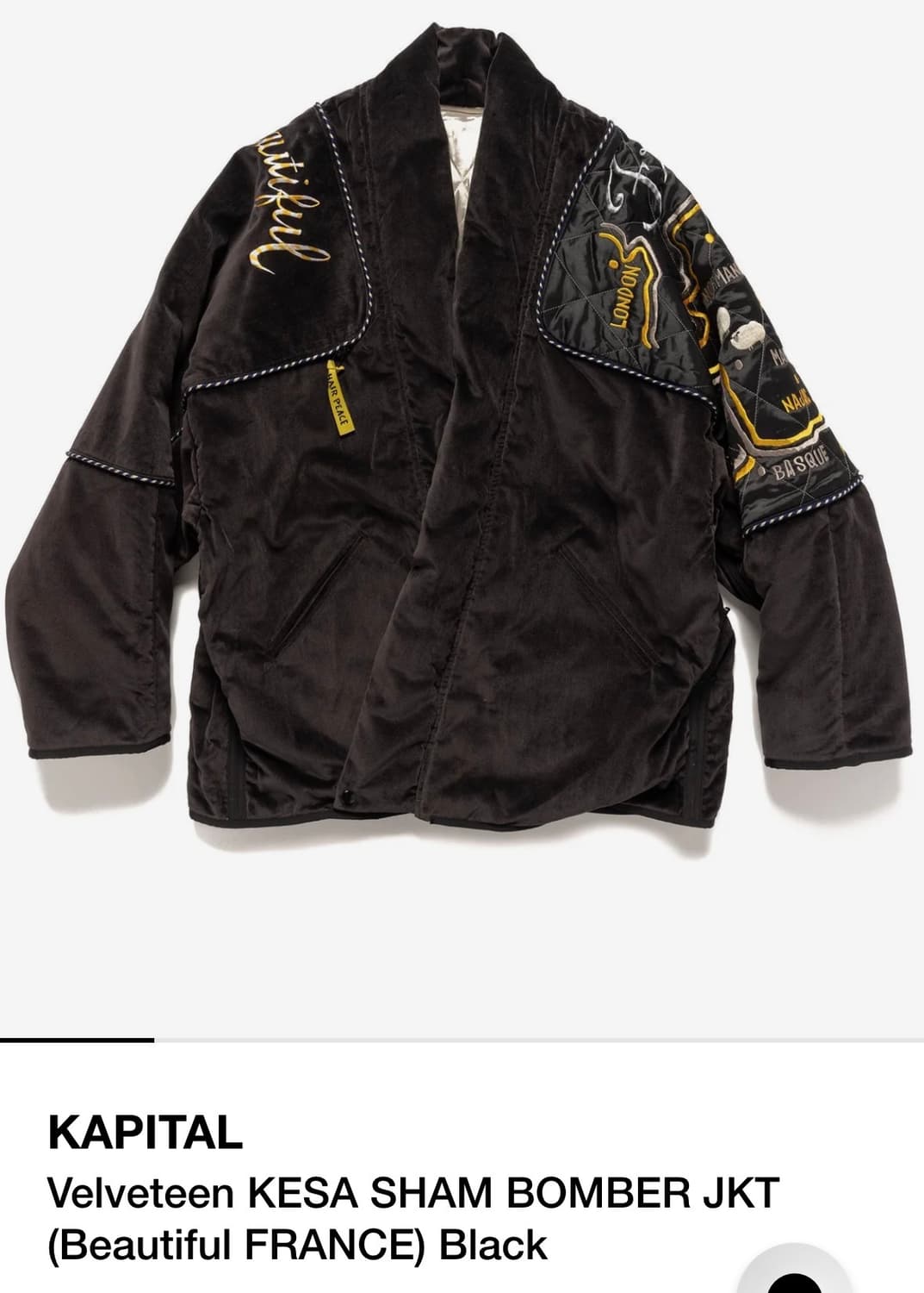캐피탈 샴봄버 자켓 뷰티풀 프랑스  상품이미지1