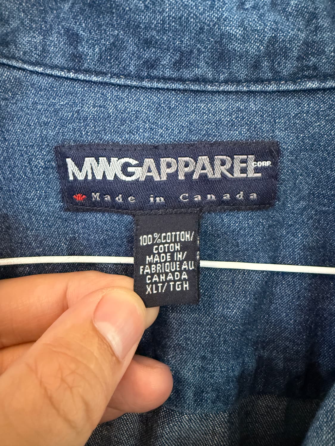 Apparel Canada IBEW Local 25 데님 워크셔츠 xl 상품이미지3
