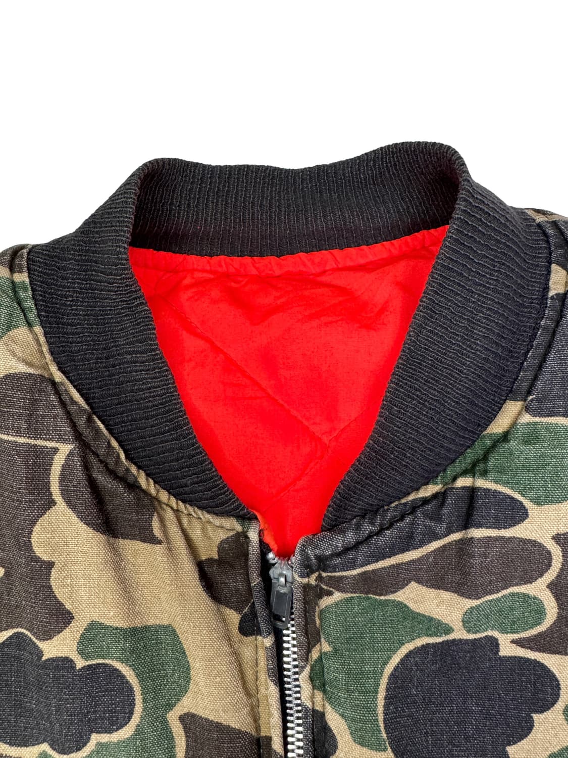 빈티지 덕카모 리버시블 패딩 베스트 OS 상품이미지2