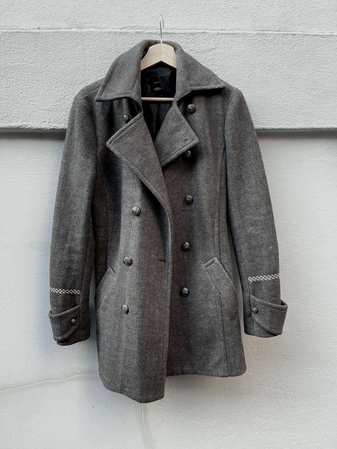 Edition 더블버튼 하프코트 상품이미지2