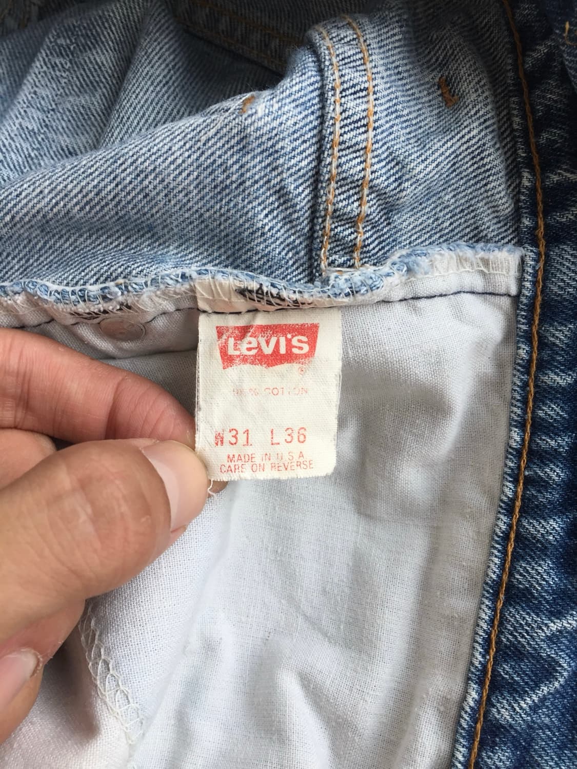 90‘s levis 리바이스 517 부츠컷 데님 상품이미지9