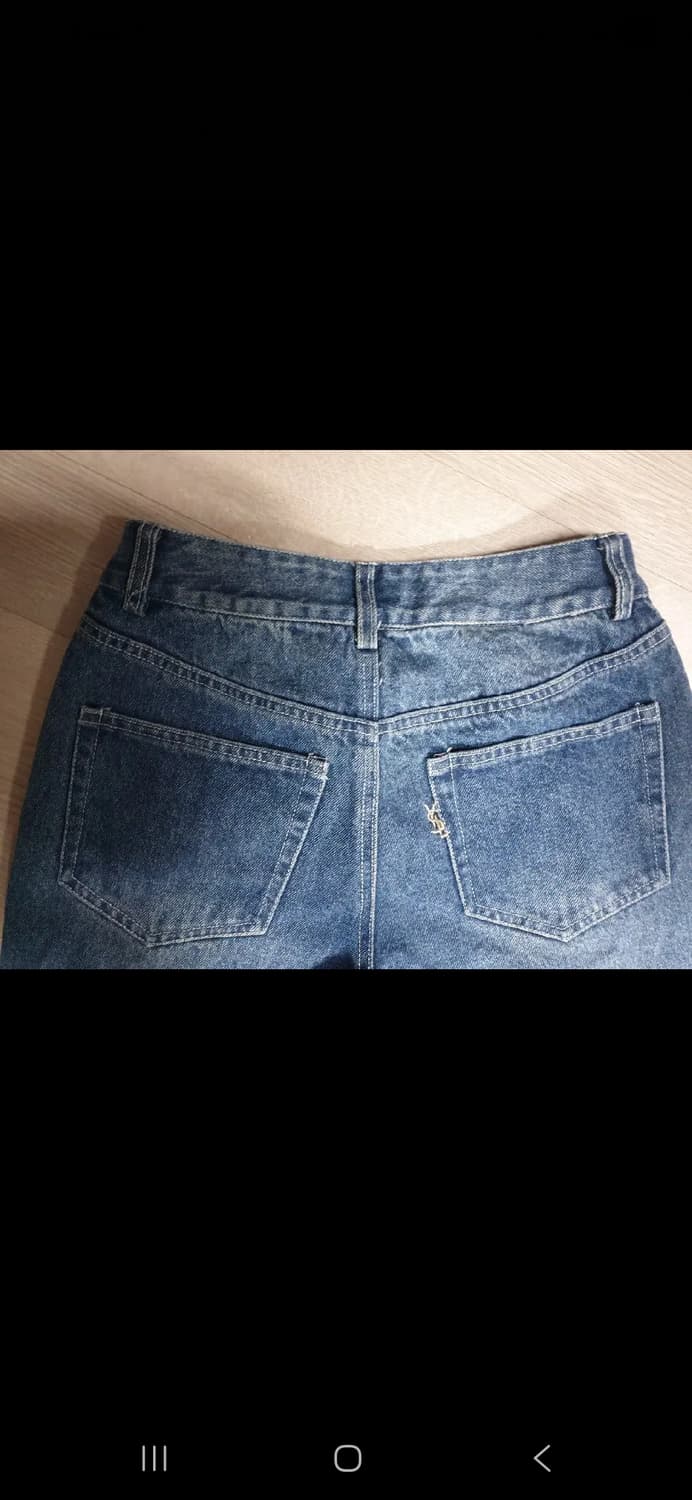 생로랑 여성 청바지. 싸이즈 XS 상품이미지4