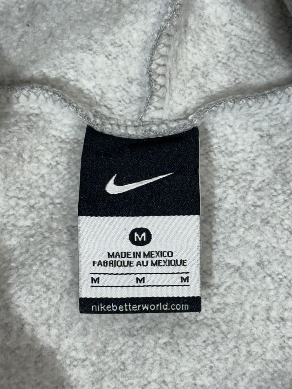 나이키 그레이 미드 스우시 후드티 M  상품이미지6