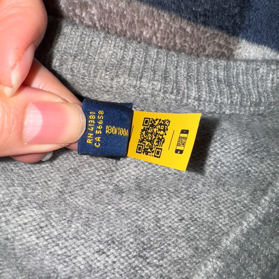 폴로 랄프 로렌 울 니트 그레이 상품이미지6