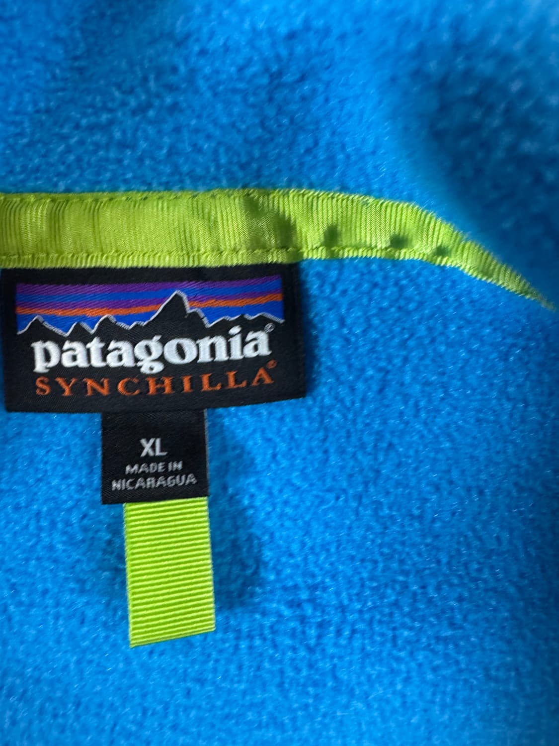 XL 파타고니아 신칠라 헤비웨이트 블루 상품이미지2