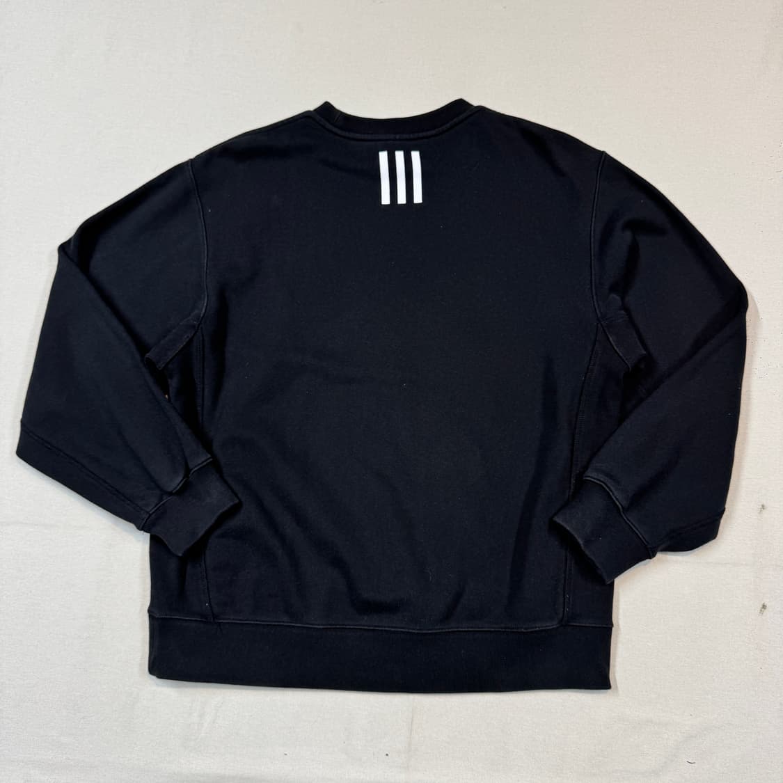 M) 아디다스 블랙 맨투맨 티셔츠 상품이미지5