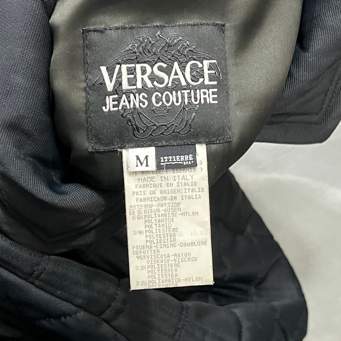  베르사체 진스 꾸뛰르 퀼팅 코트 +명품감정서 y15712 상품이미지6