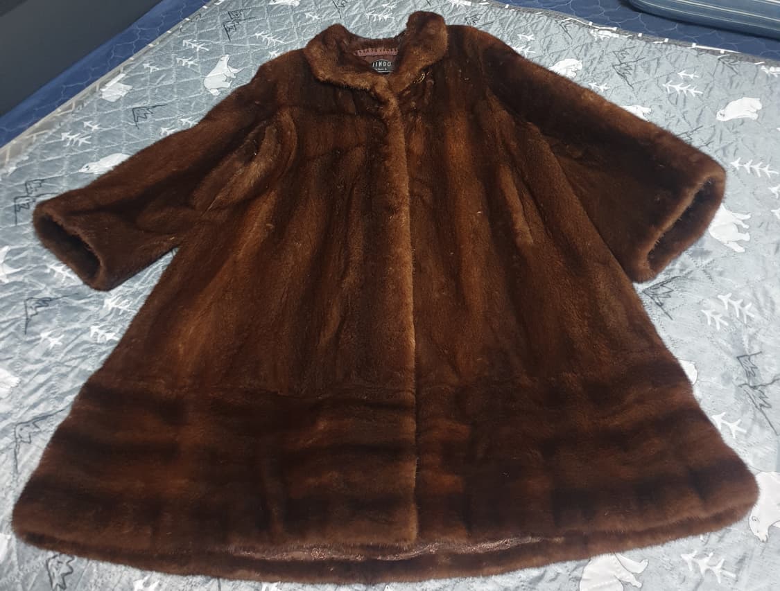 진도 LE PHARE 아메리칸레전드 밍크 코트 다크브라운 (55-66) 상품이미지1