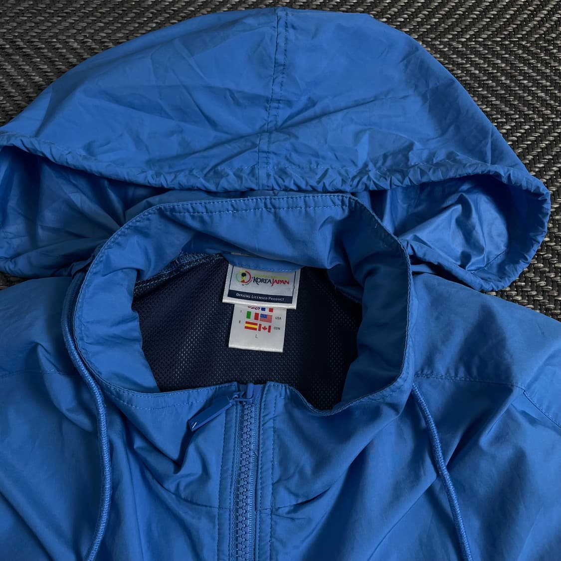 아디다스 2002 월드컵 빅로고 우븐 아노락 웜업 y 3117 상품이미지5