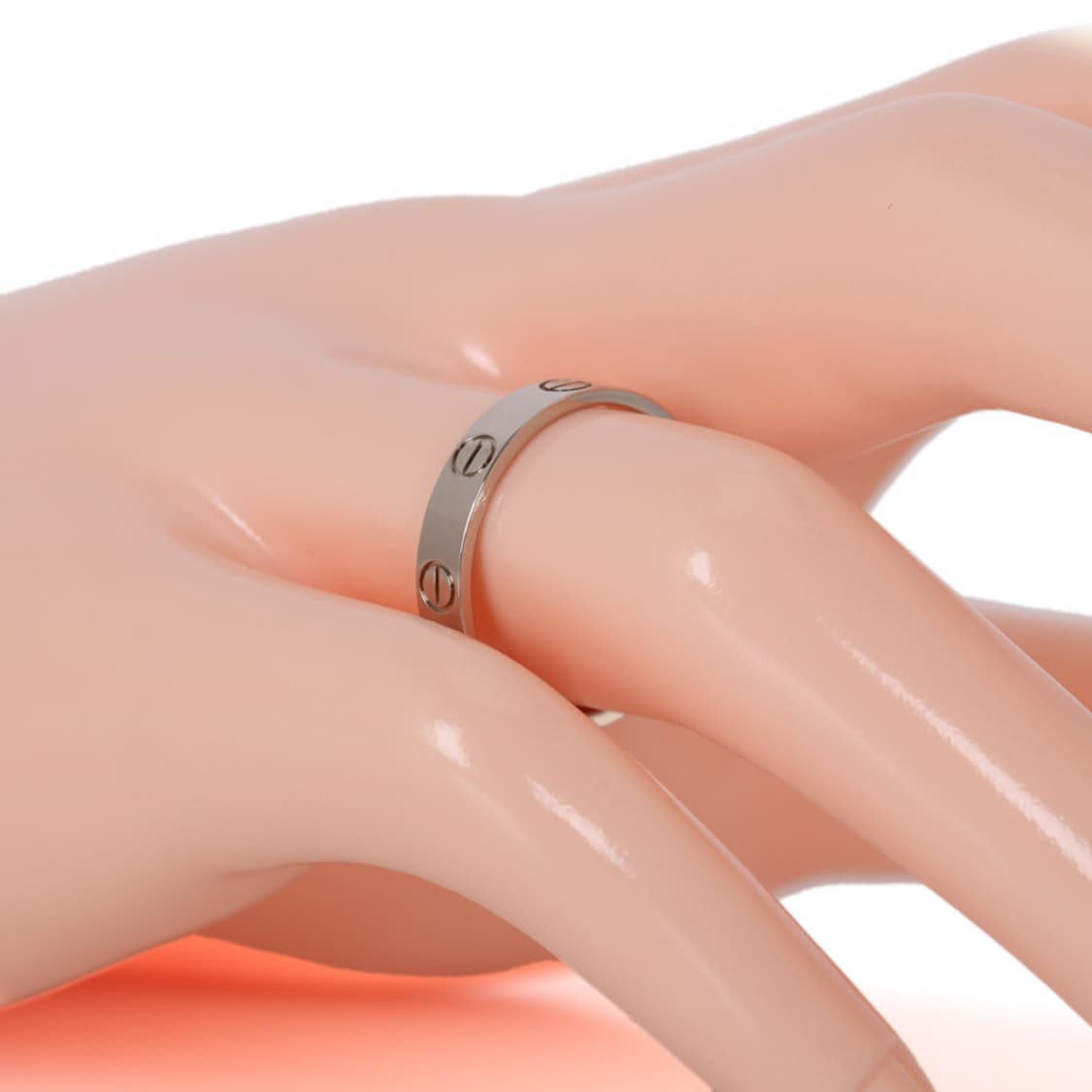 까르띠에 화이트골드 러브링 웨딩링 러브반지 18K WG 54호 상품이미지8