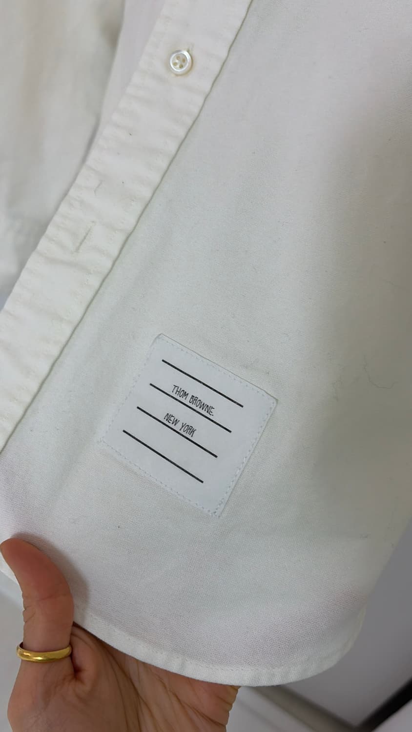  톰브라운 화이트셔츠 3사이즈 (100사이즈) 정품 상품이미지5