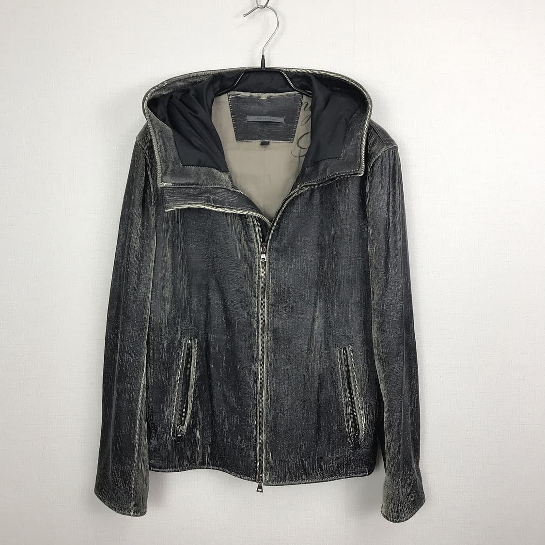 존바바토스 양가죽 후드 자켓 남성46 상품이미지2