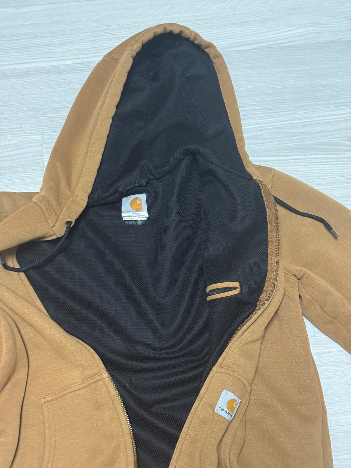 칼하트 후드집업 (브라운)M 상품이미지3