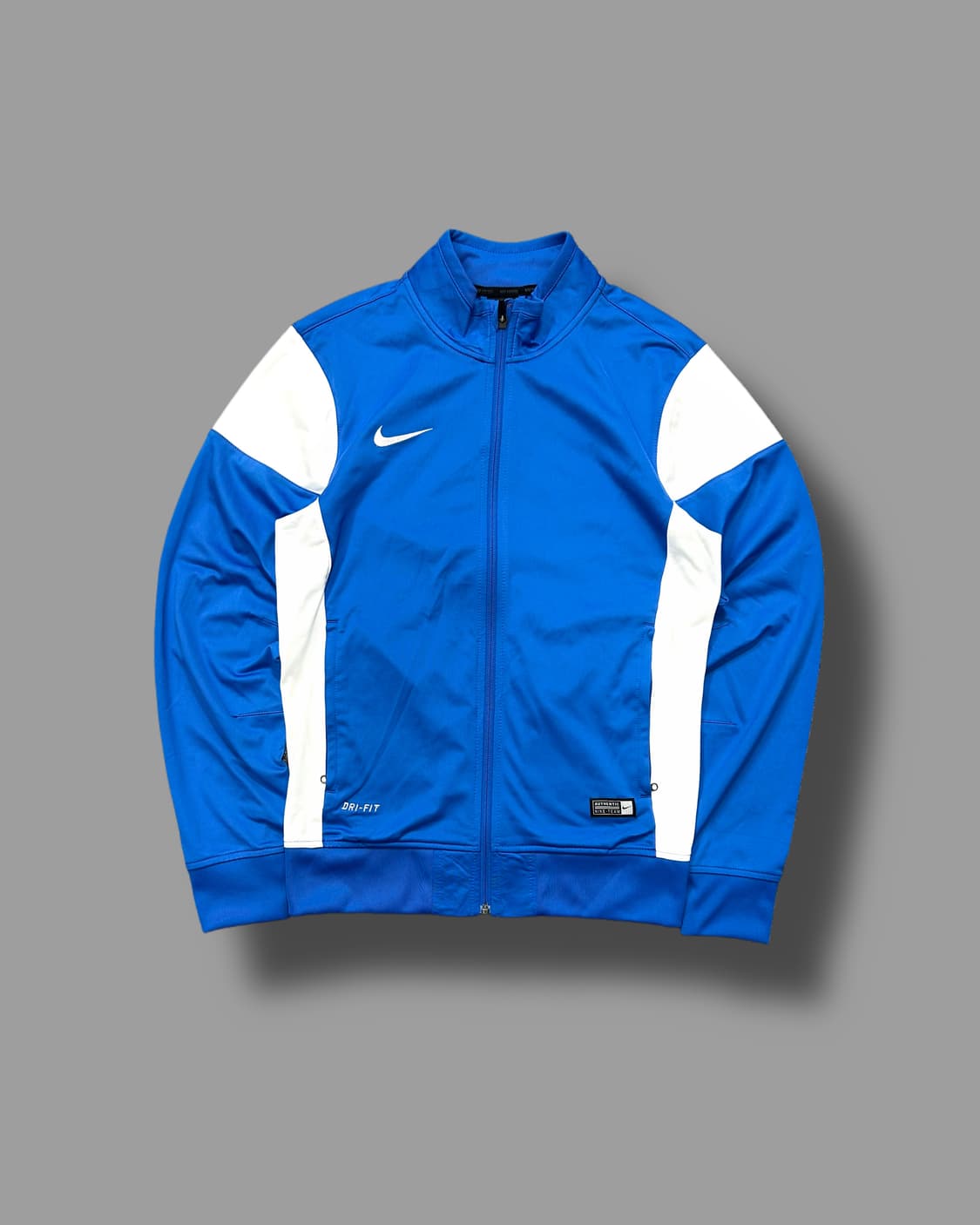 나이키 블루 화이트 트랙탑 져지 S 상품이미지4