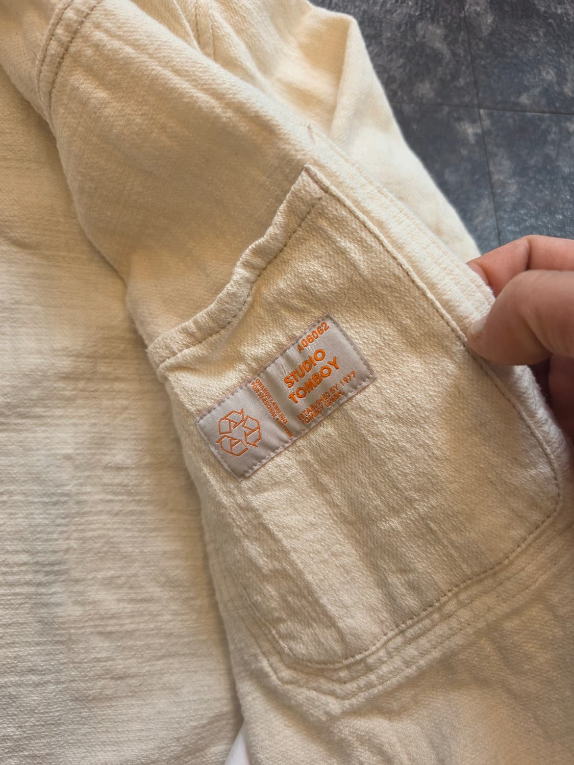 [스튜디오톰보이] 아이보리 자켓  F 상품이미지4