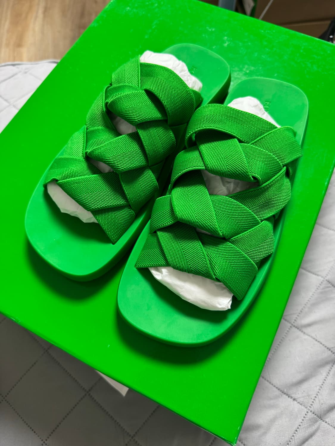 [41] 보테가베네타 인트레치아토 우븐 슬라이드 남성 샌들 상품이미지1