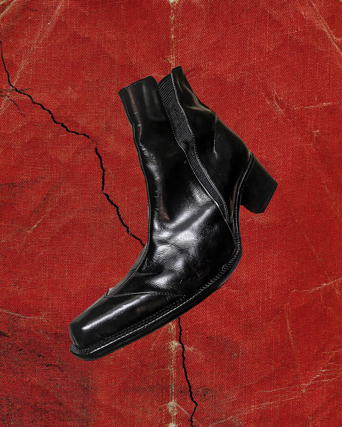 Alfredo bannister 롱 스퀘어 토 액조틱 밴딩 부츠 265 상품이미지1