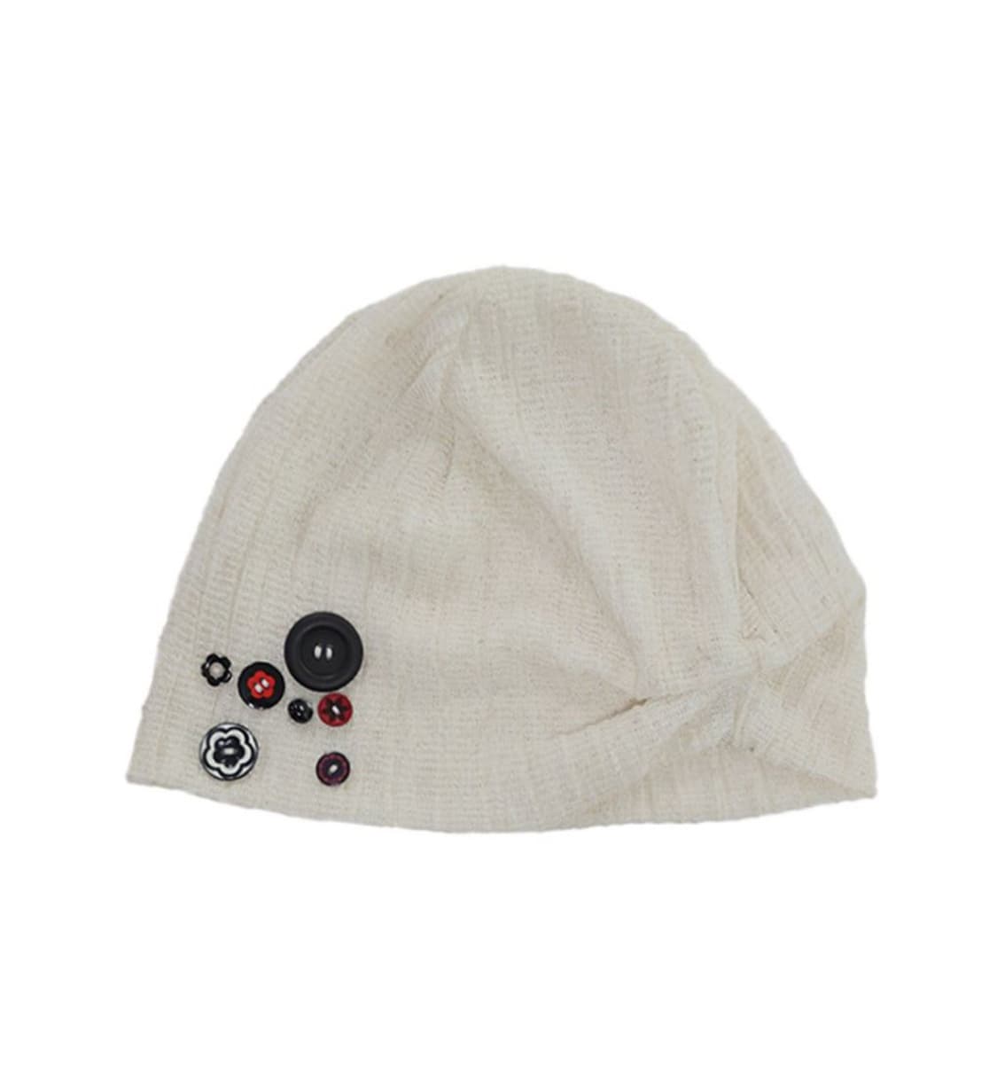 SIO 시오 버튼 포인트 비니 아이보리  상품이미지2