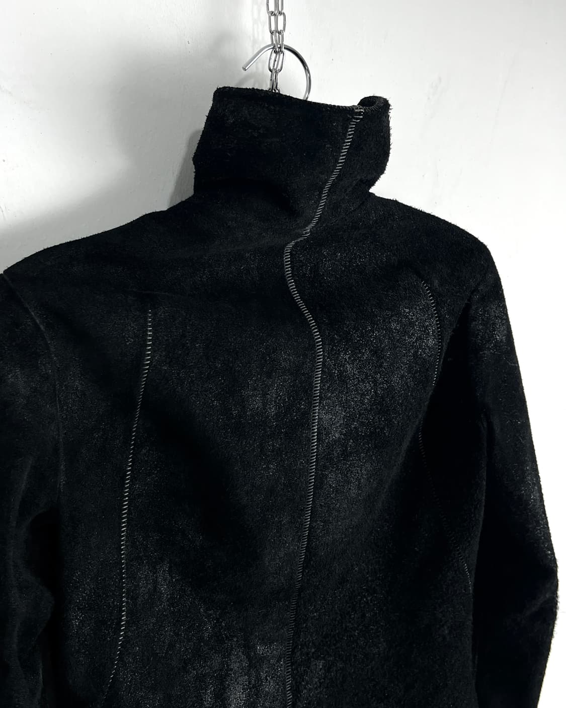 ISAAC SELLAM WAX COATED CALF SKIN JACKET 상품이미지7