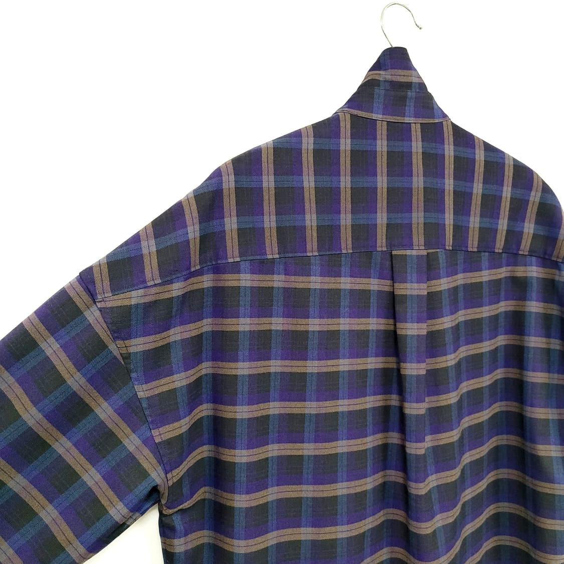 Cord 코드 플레이브 체크 롱 셔츠 상품이미지5