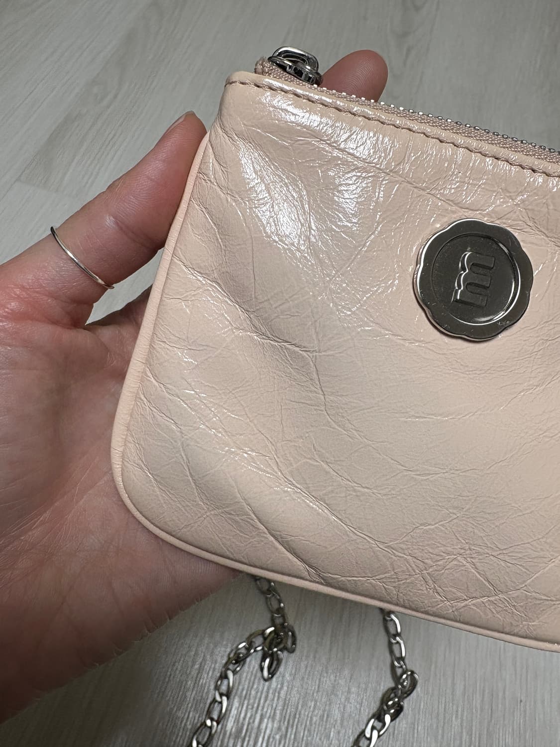 미닛뮤트 브렛 마이크로 미니체인백 솝핑크 상품이미지3