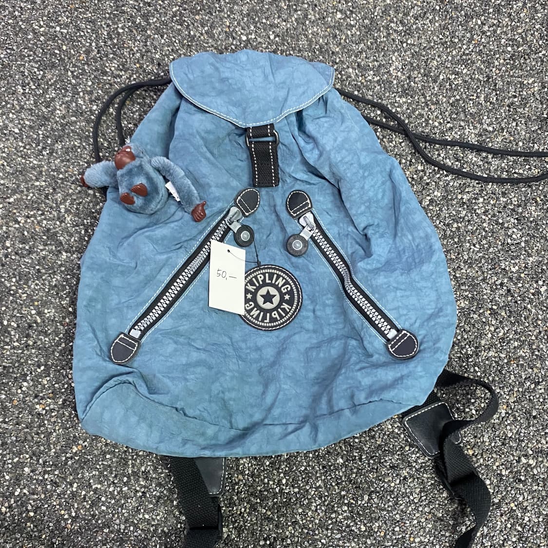 키플링 인디블루 키링 복조리 백팩 B4602 상품이미지1