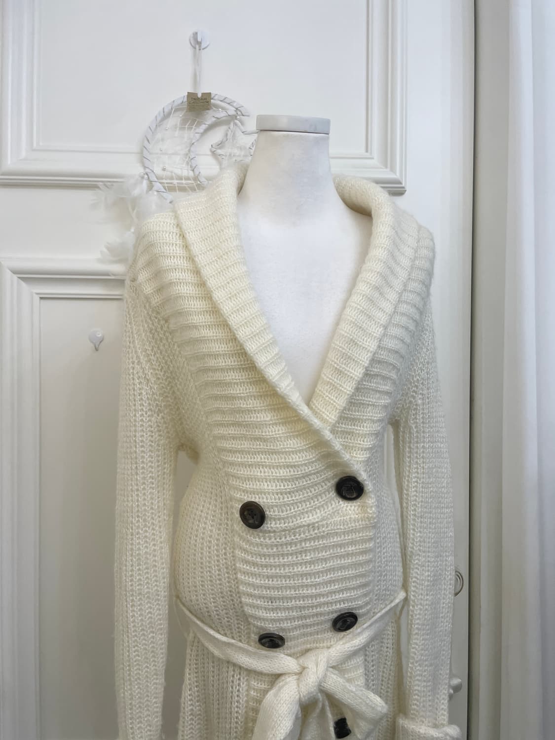 DURAS ivory double opc cardigan 상품이미지5