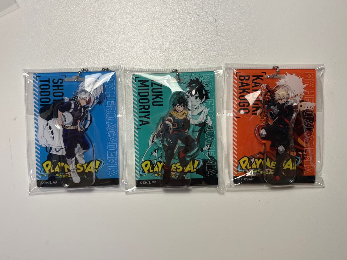 나의 히어로 아카데미 아크릴 키링 나히아 히로아카 미도리야 쇼토 바쿠고 상품이미지1