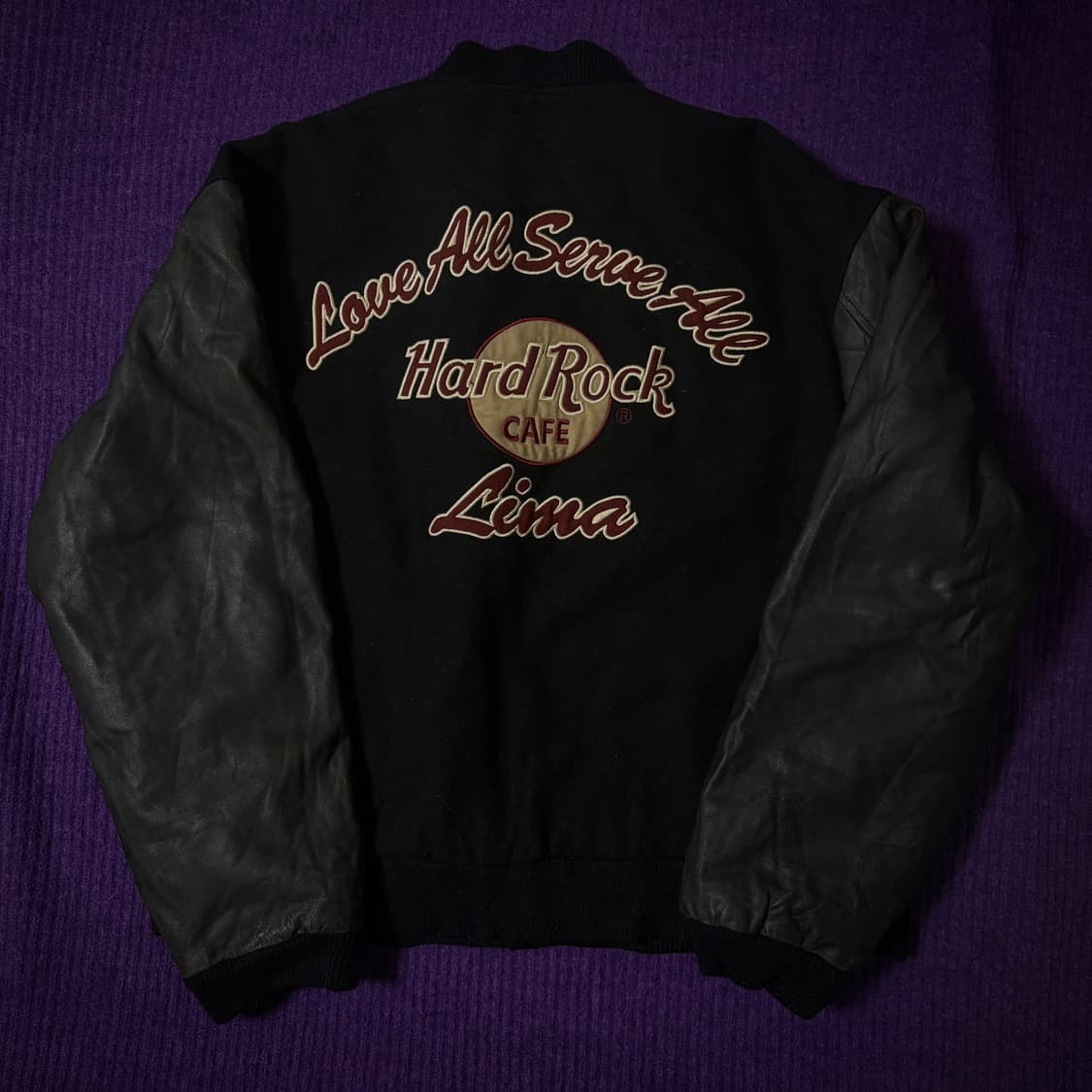 Hard Rock Cafe Lima Varsity Jacket 상품이미지1