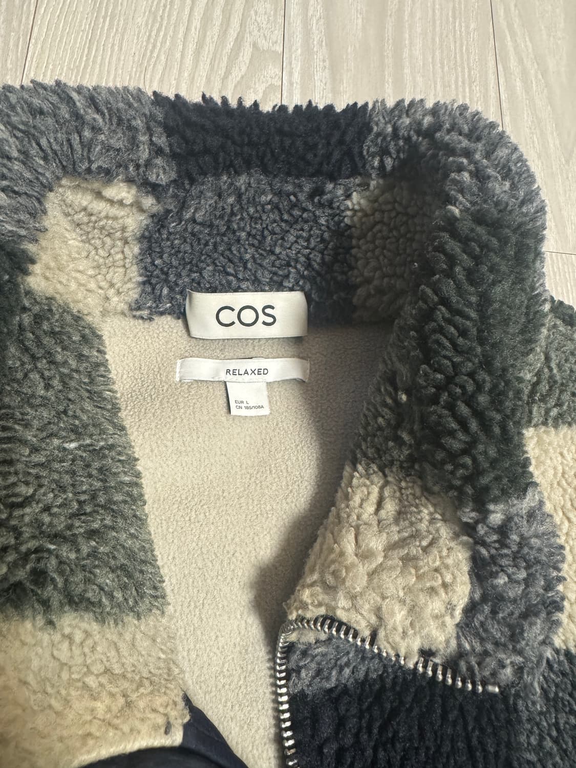 코스 COS / 체크 테디 플리스 / L 상품이미지4