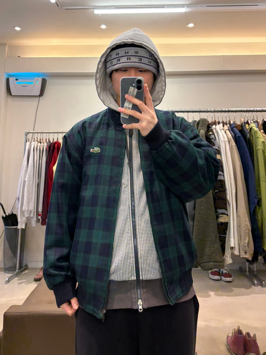 라코스테 리버시블 봄버 자켓 상품이미지8