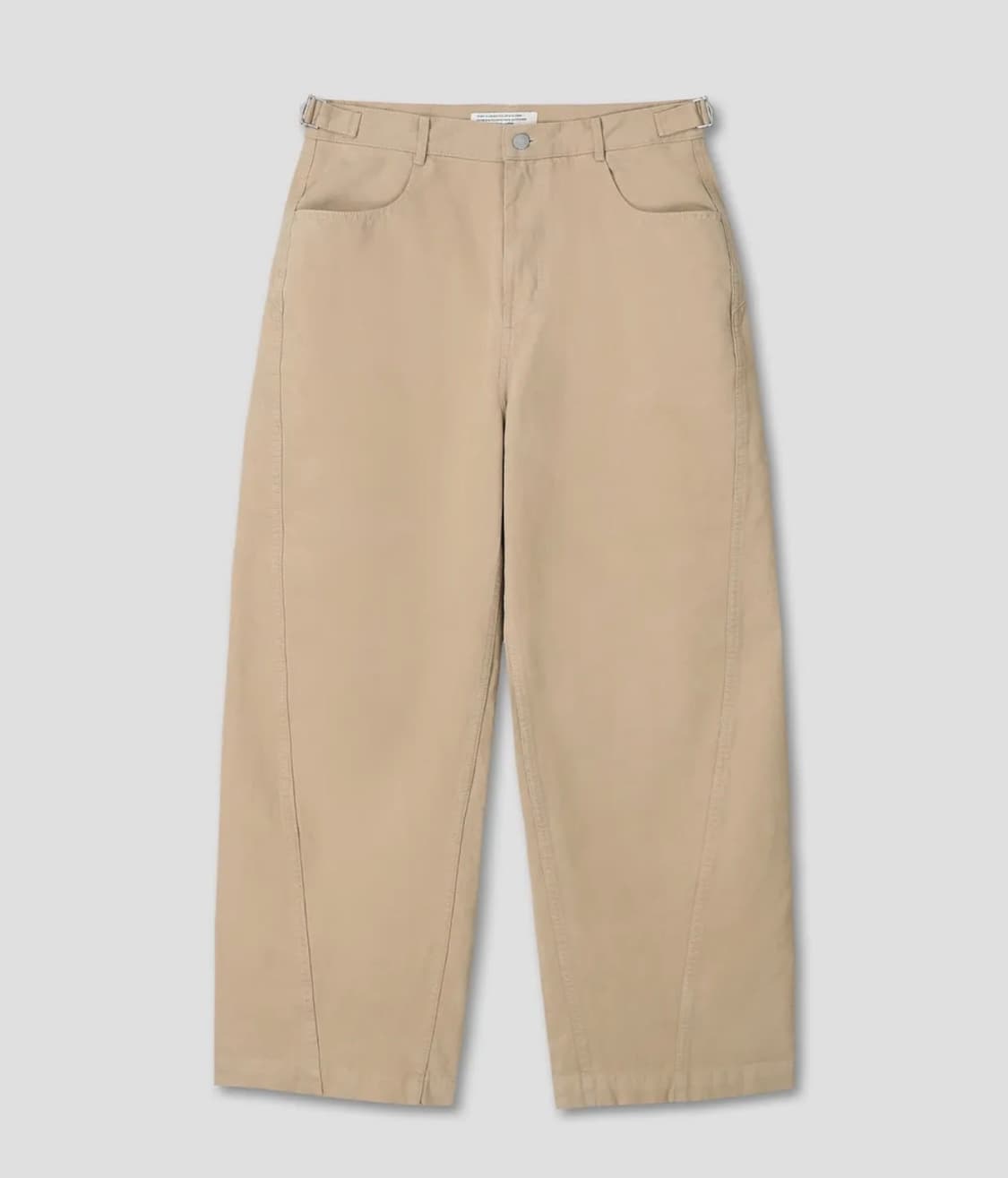 다이브인 커브드 치노 팬츠 베이지 상품이미지2