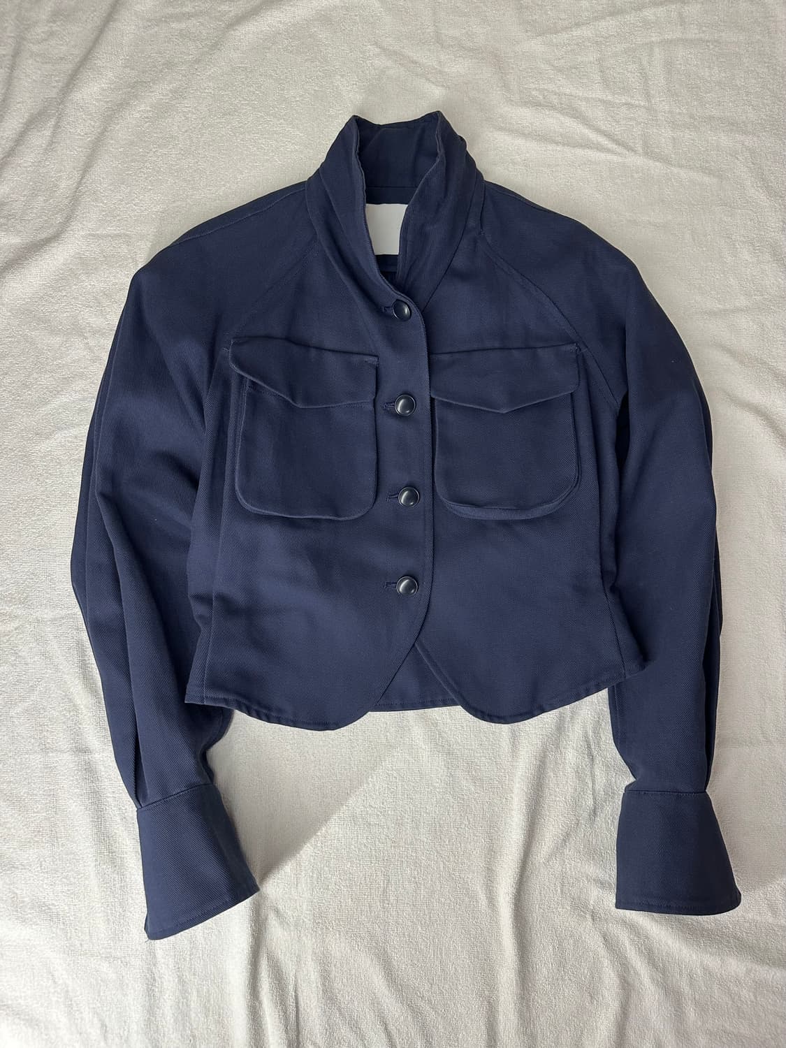 마메 쿠로구치 네이비 자켓 상품이미지3