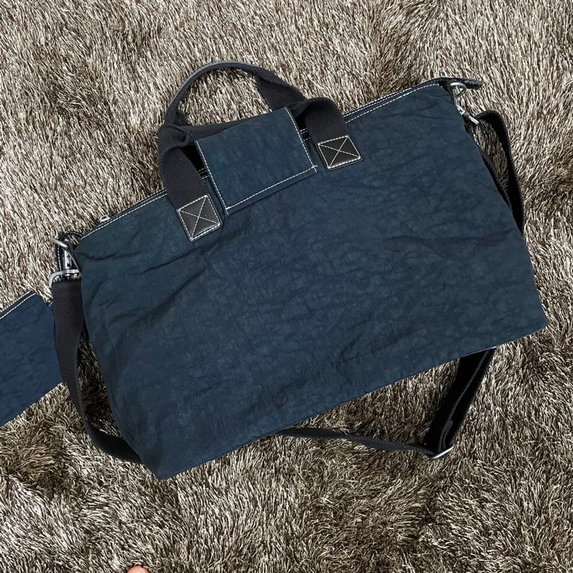 키플링 Kipling 네이비 빅 토트 겸 크로스백 상품이미지3