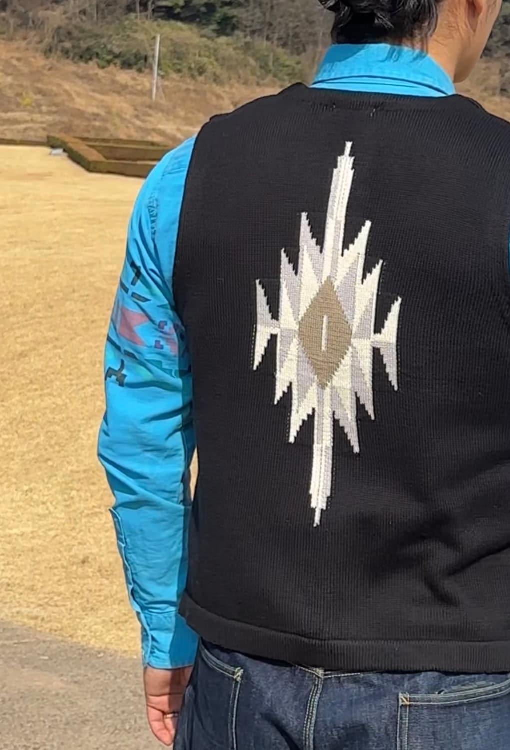 치마요 패턴 니트 베스트 상품이미지3